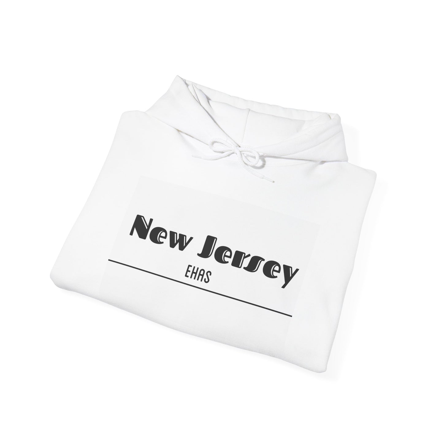 New Jersey Sweatshirt, White Hoodie, Urban Style Apparel, Stylish Streetwear