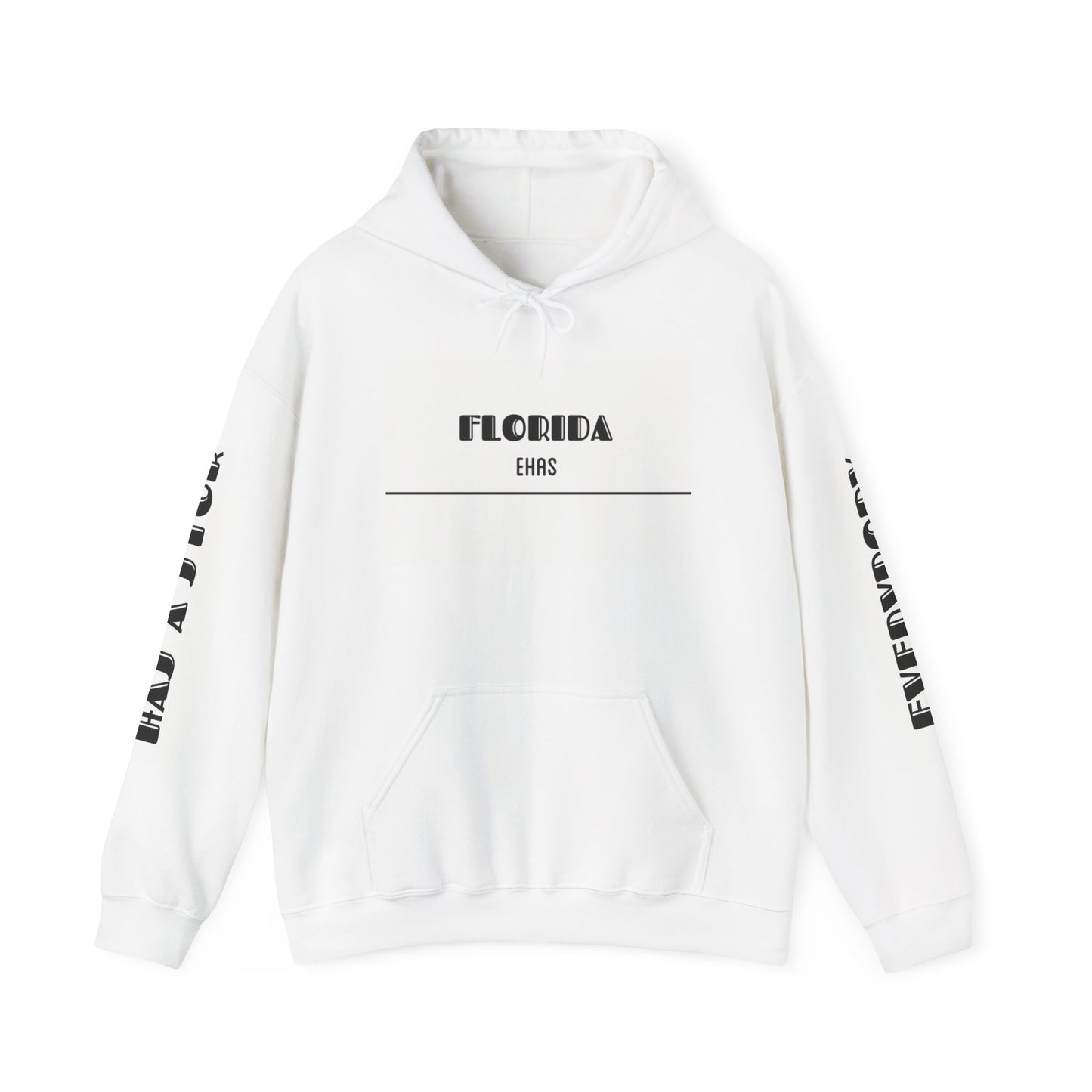 Florida Sweatshirt, White Hoodie, Urban Style Apparel, Stylish Streetwear