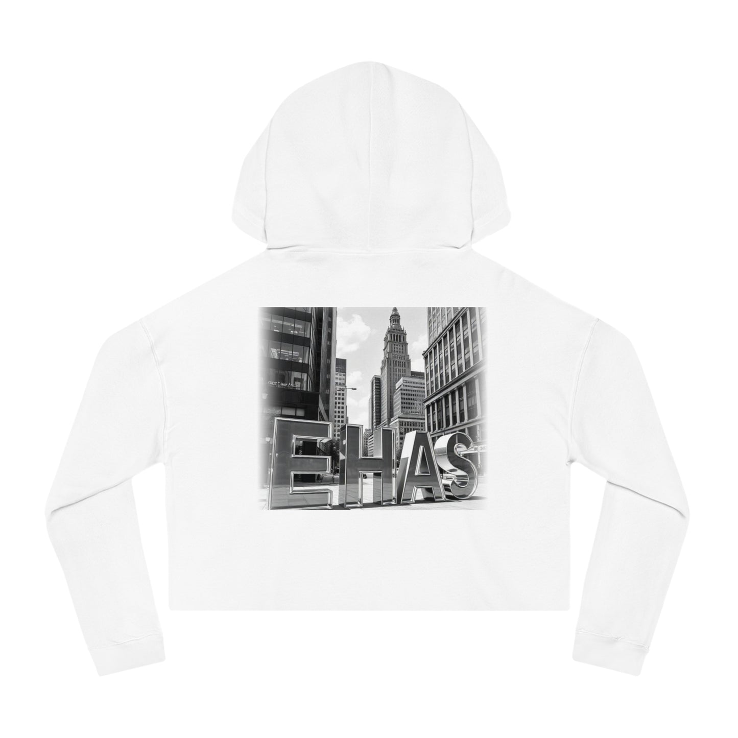 Alabama Women's Cropped Hooded Sweatshirt, Trendy Hoodie