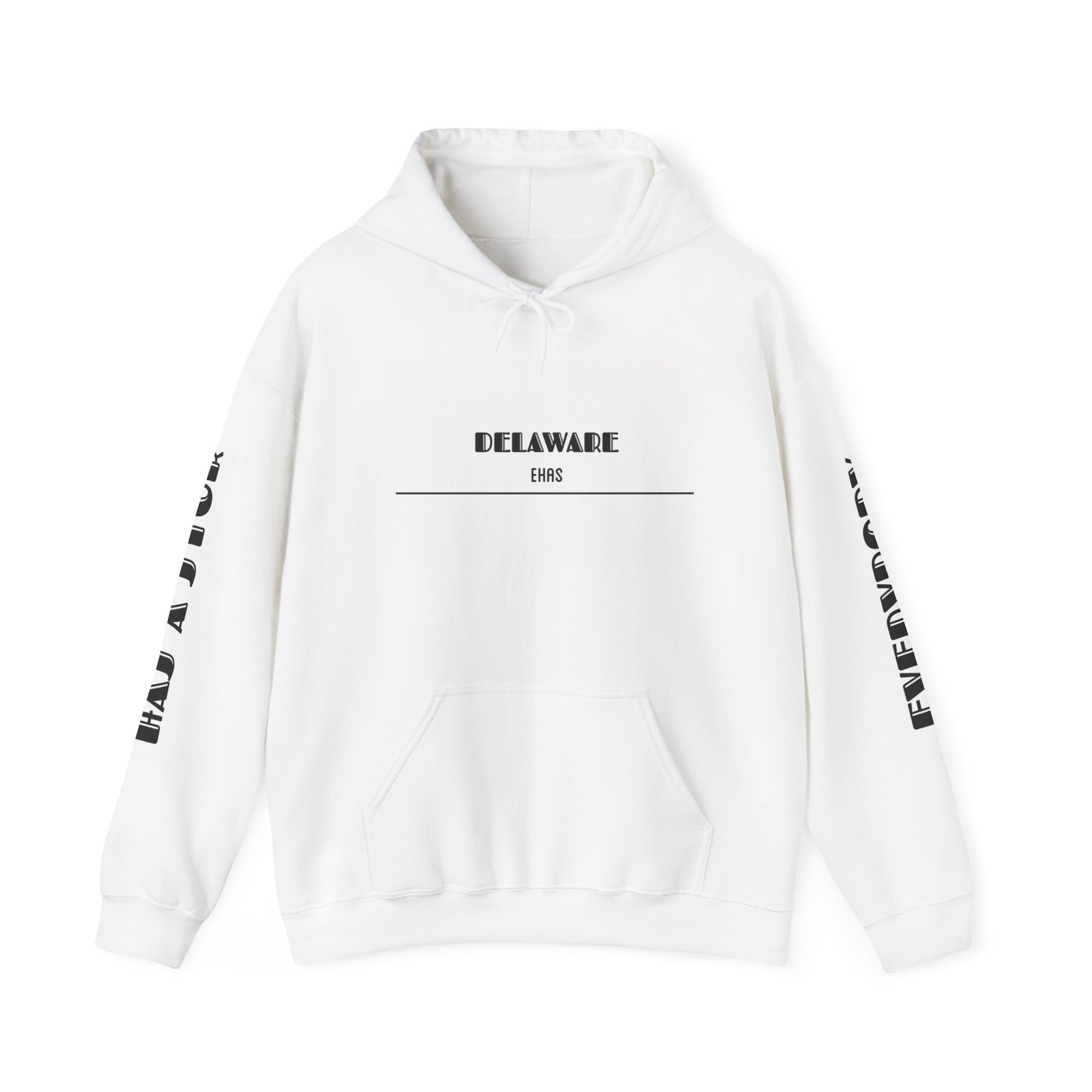 Delaware Sweatshirt, White Hoodie, Urban Style Apparel, Stylish Streetwear